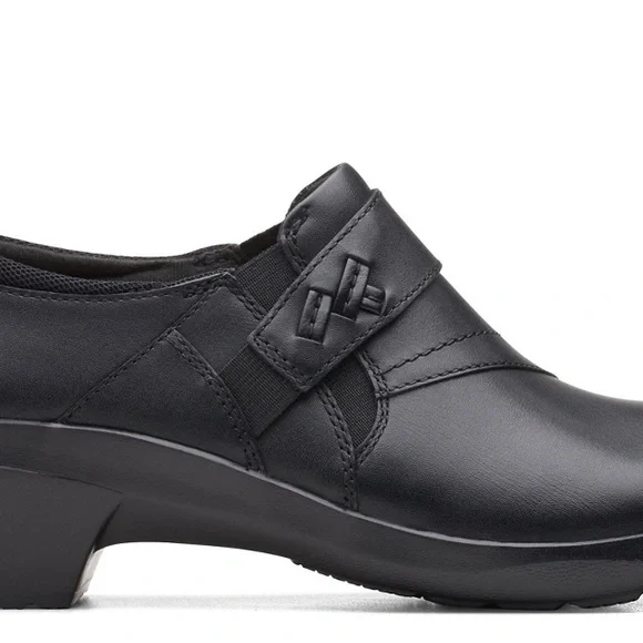 NWT women’s Clark’s Angie Pearl leather slip on shoes SZ 6.5 - Picture 2 of 8